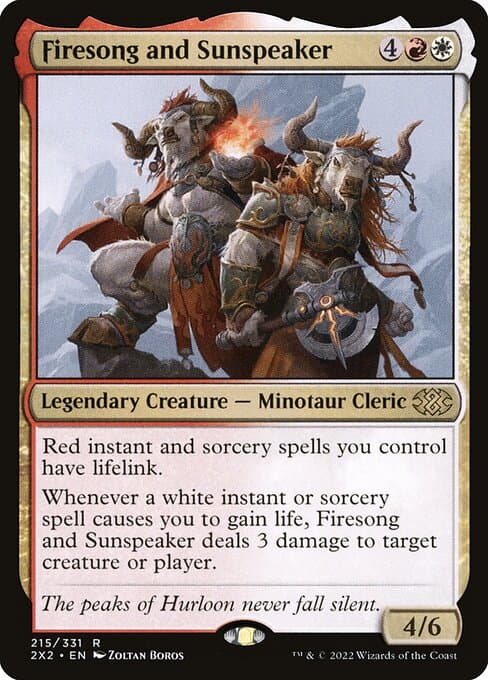 Firesong and Sunspeaker 2023 Magic: The Gathering Multiverse Legends