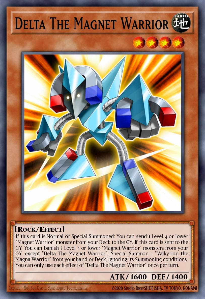 Delta The Magnet Warrior 2017 Yu-Gi-Oh! Raging Tempest