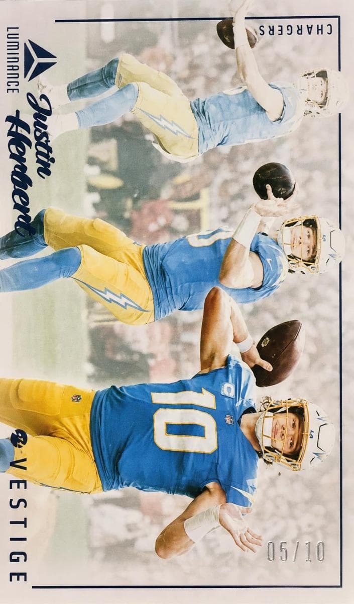 Justin Herbert 2023 panini Panini Luminance