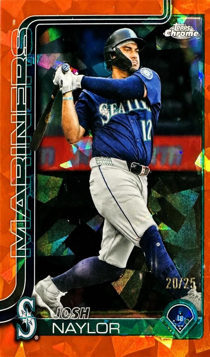 Josh Naylor 2025 topps Topps Chrome Update Sapphire