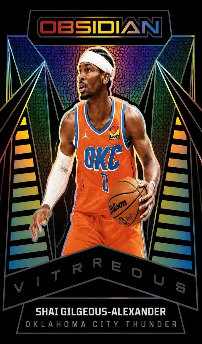 Shai Gilgeous-Alexander 2023 panini Panini Obsidian