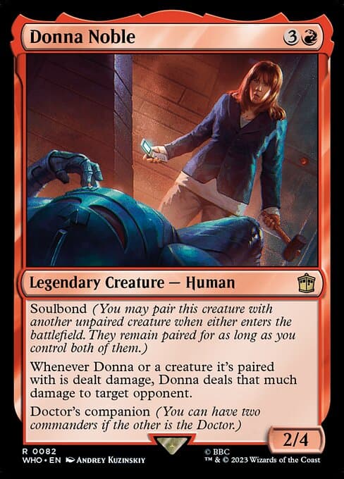 Donna Noble 2023 Magic: The Gathering Doctor Who