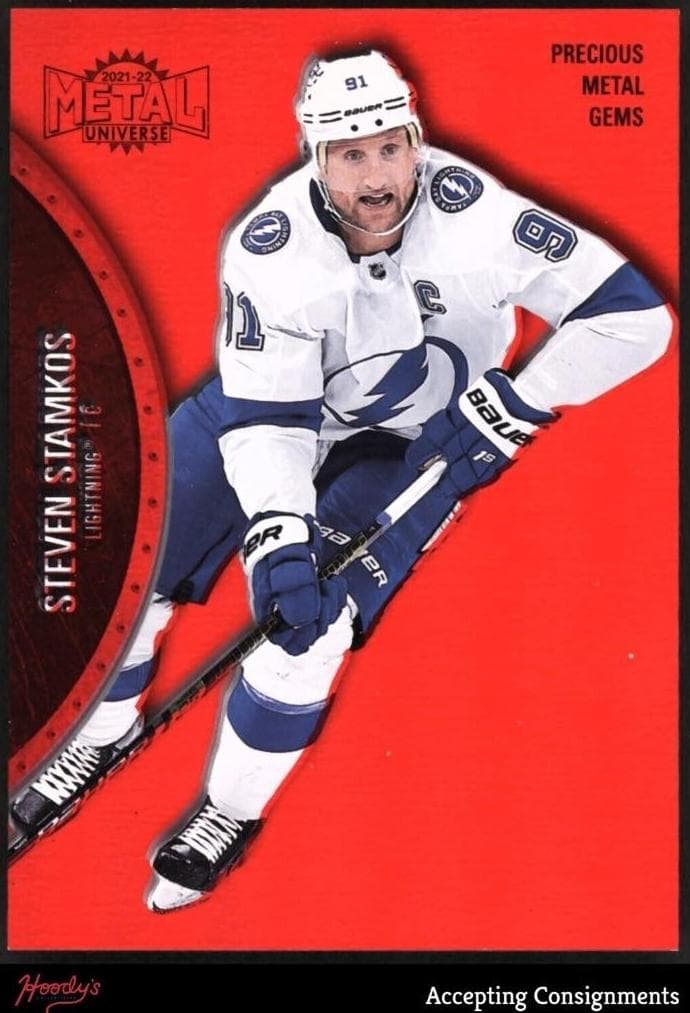 Steven Stamkos 2021 fleer SkyBox Metal Universe