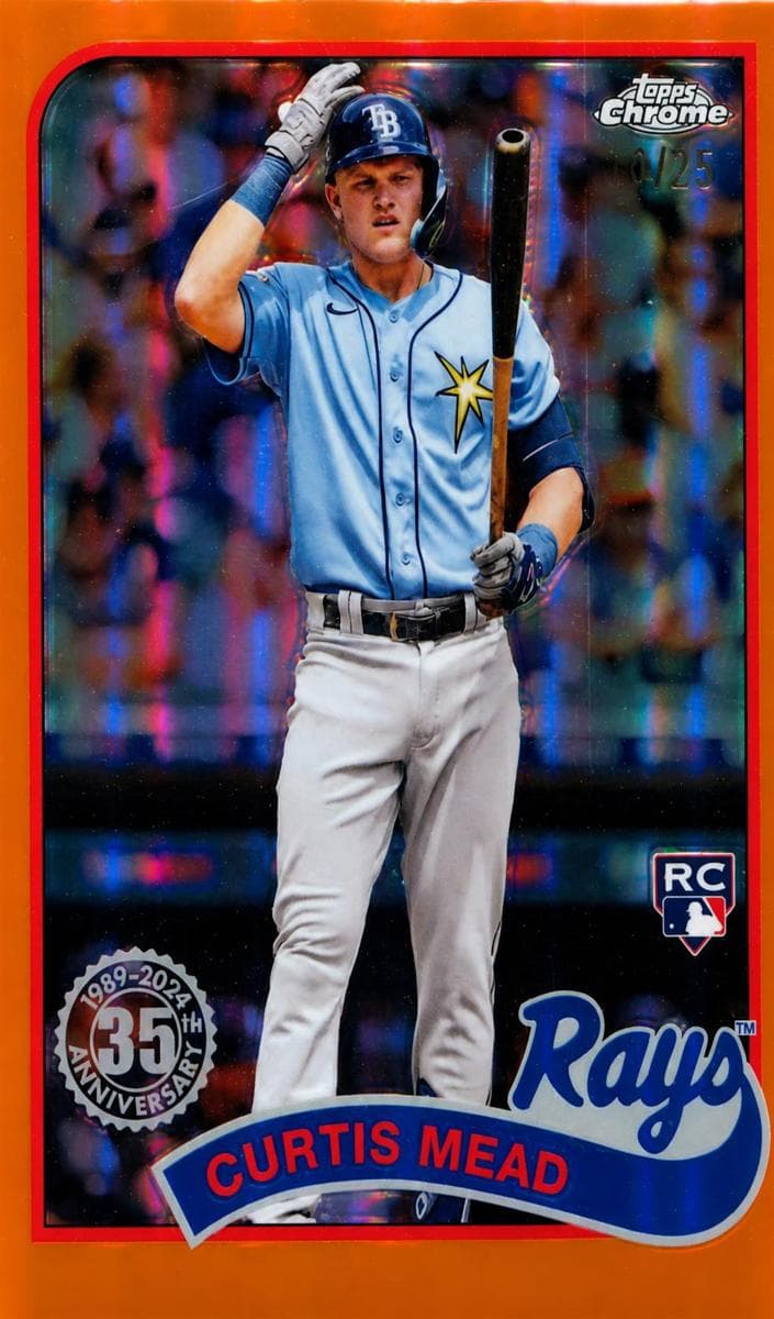 Curtis Mead 2024 topps Topps Chrome