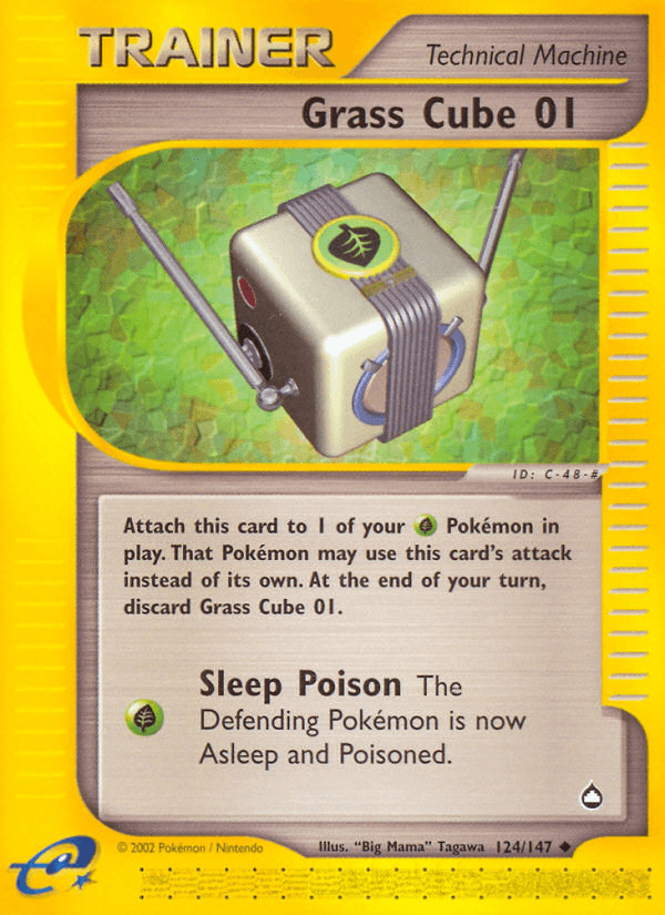 Grass Cube 01 2002 Pokemon