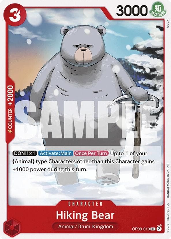Hiking Bear #op08-010