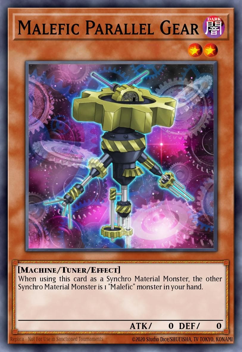 Malefic Parallel Gear 2011 Yu-Gi-Oh! 3D Bonds Beyond Time Movie Pack
