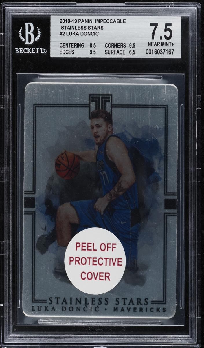 Luka Doncic 2018 panini Immaculate Collection Dual Rookie Logoman Autographs