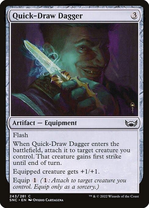 Quick-Draw Dagger 2022 Magic: The Gathering Streets of New Capenna