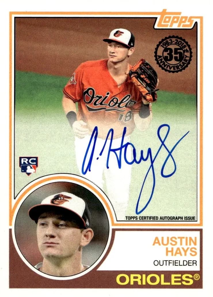 Austin Hays 2018 topps Topps