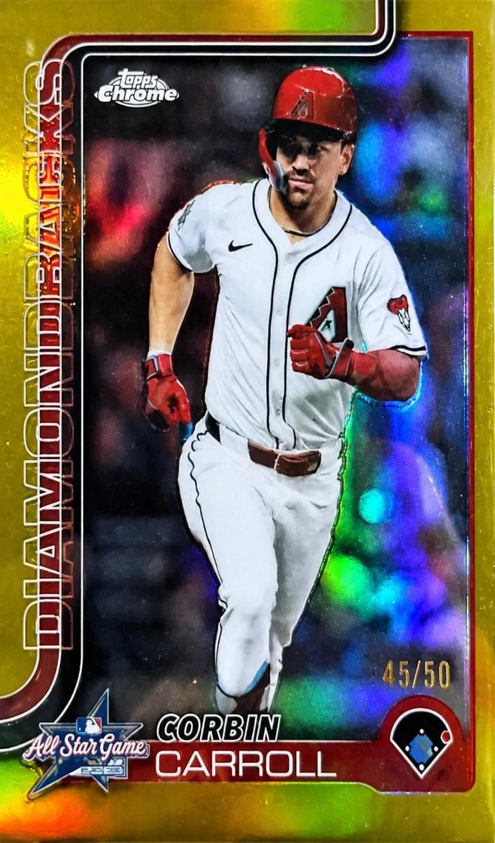 Corbin Carroll 2025 topps Topps Chrome Update