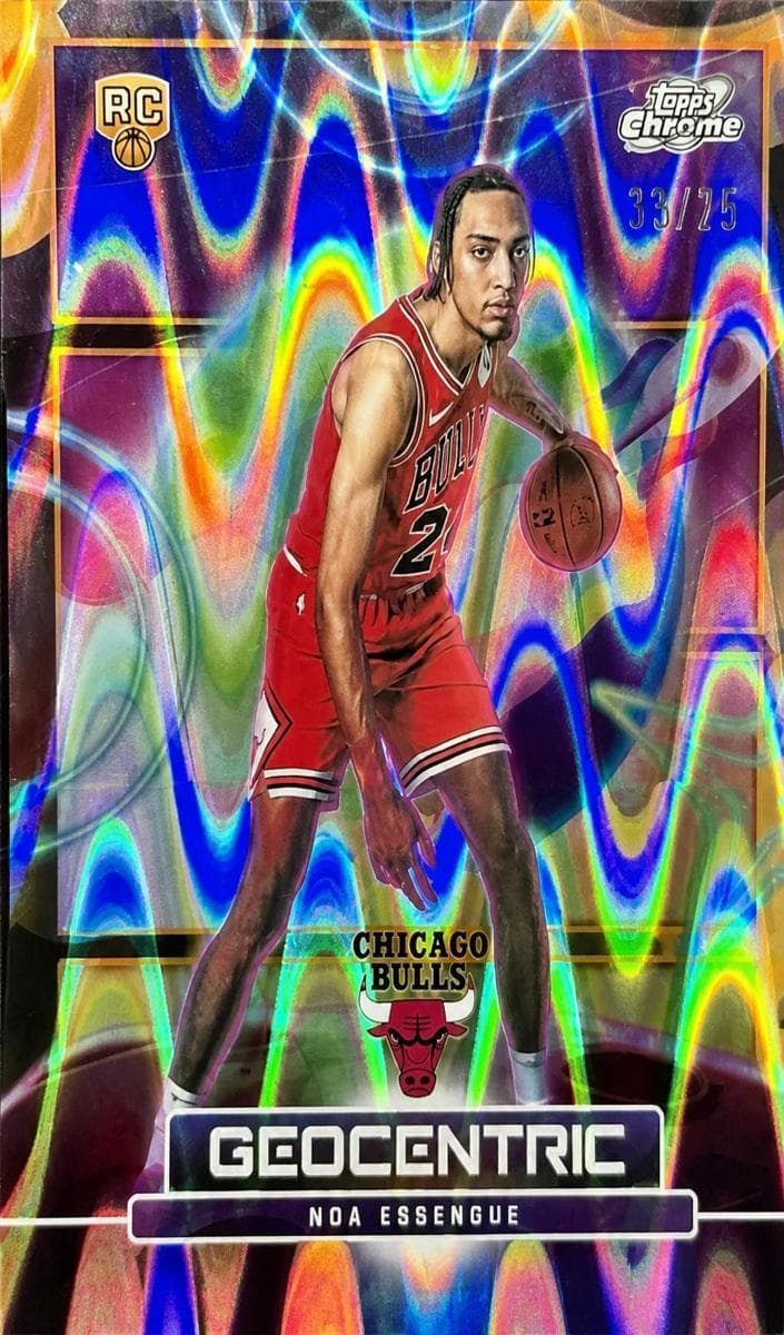 Noa Essengue 2025 topps Topps Cosmic Chrome