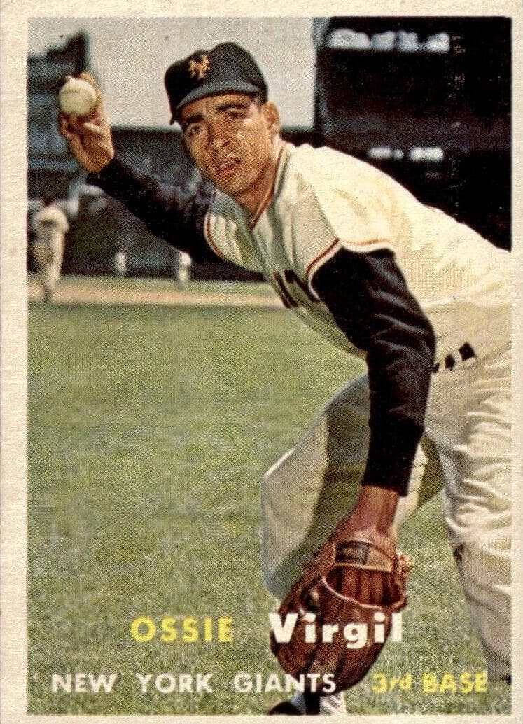 Ossie Virgil 1957 topps Topps