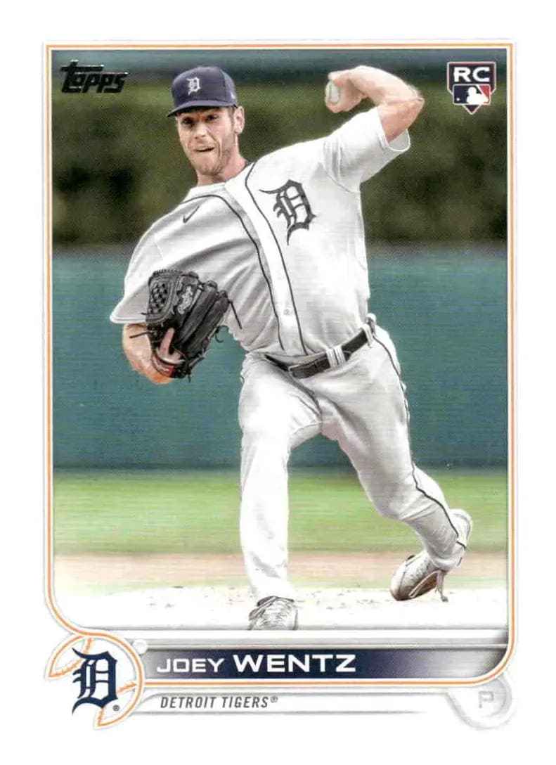 Joey Wentz trading card