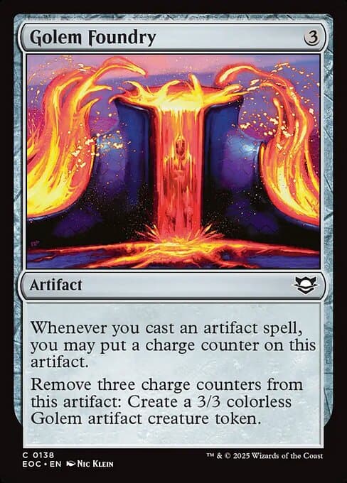 Golem Foundry 2025 Magic: The Gathering Edge of Eternities Commander
