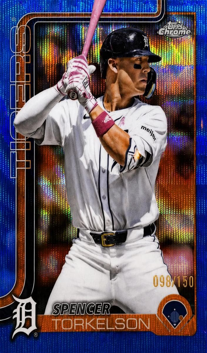 Spencer Torkelson 2025 topps Topps Chrome Update