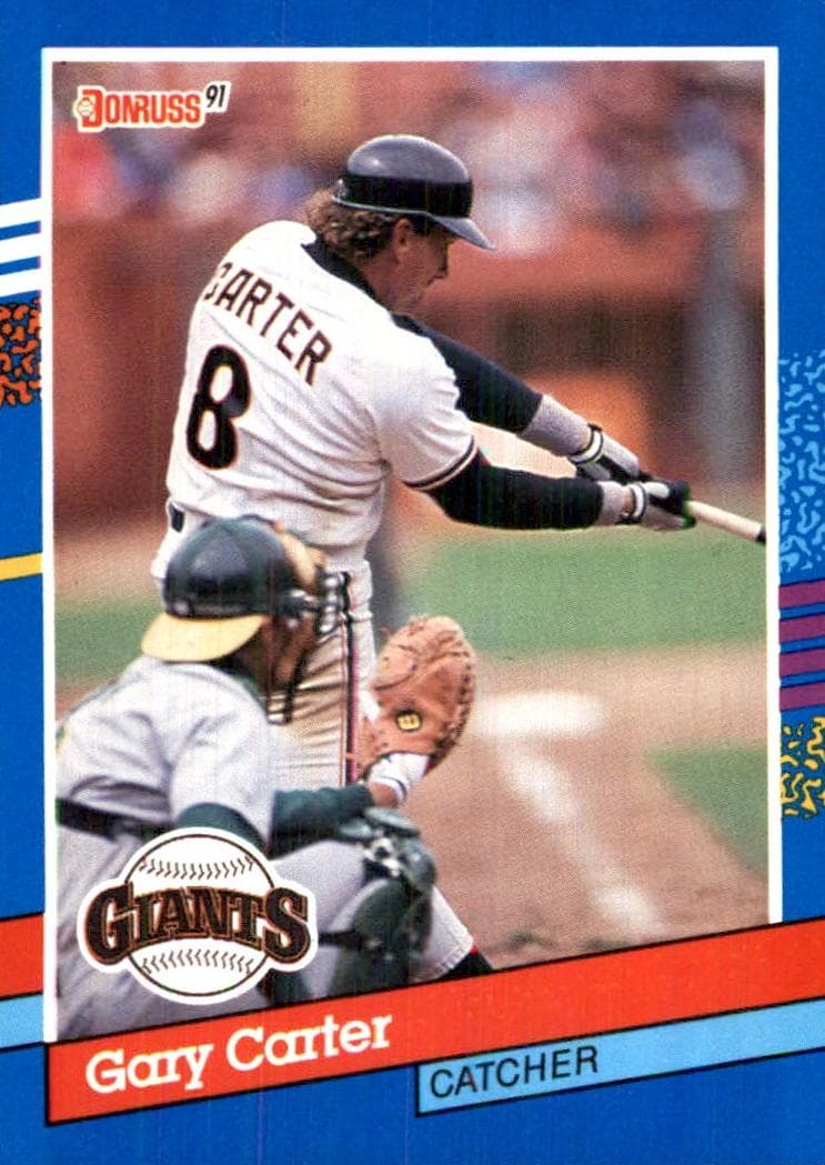 Gary Carter 1991 panini Donruss