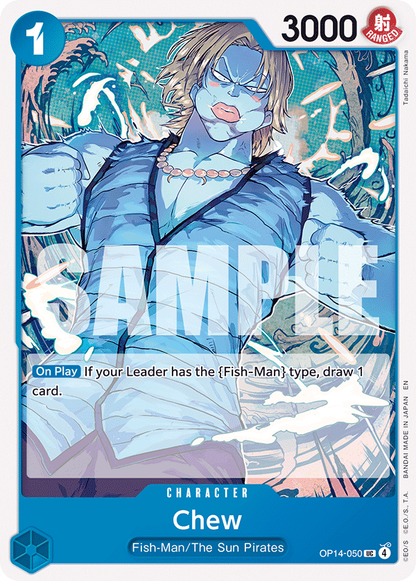 Chew 2025 One Piece Japanese Azure Sea's Seven