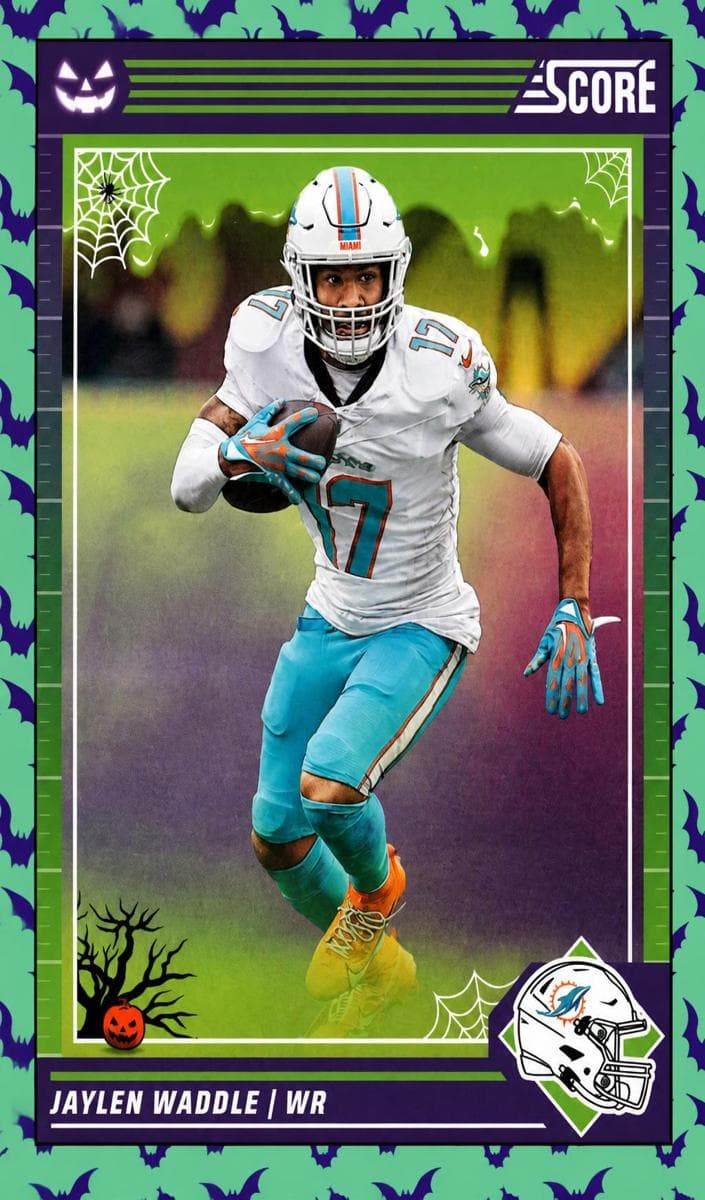 Jaylen Waddle 2024 panini Score-A-Treat