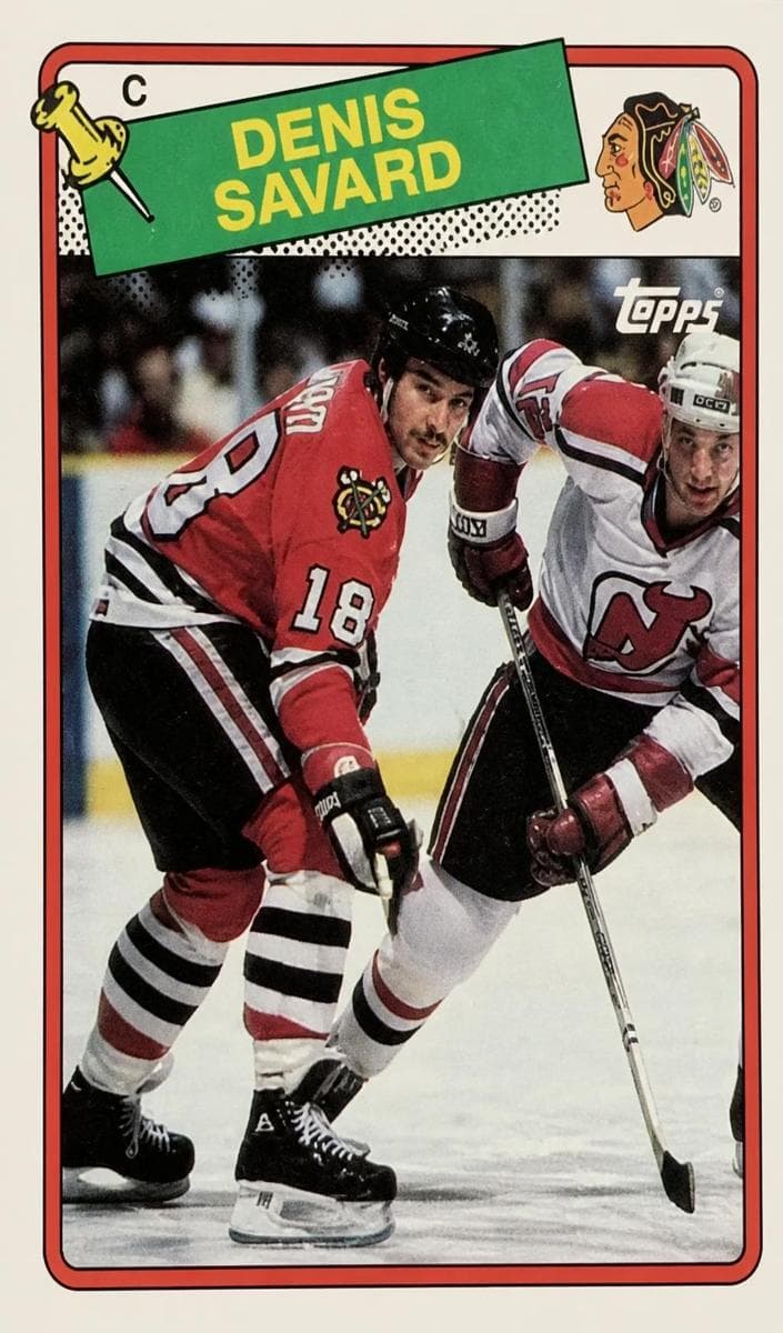 Denis Savard 1988 topps Topps