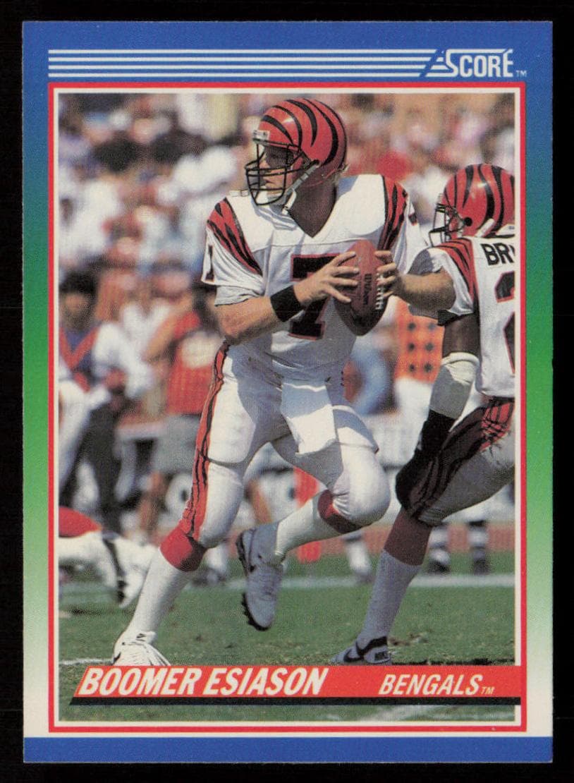 Boomer Esiason 1990 panini Score