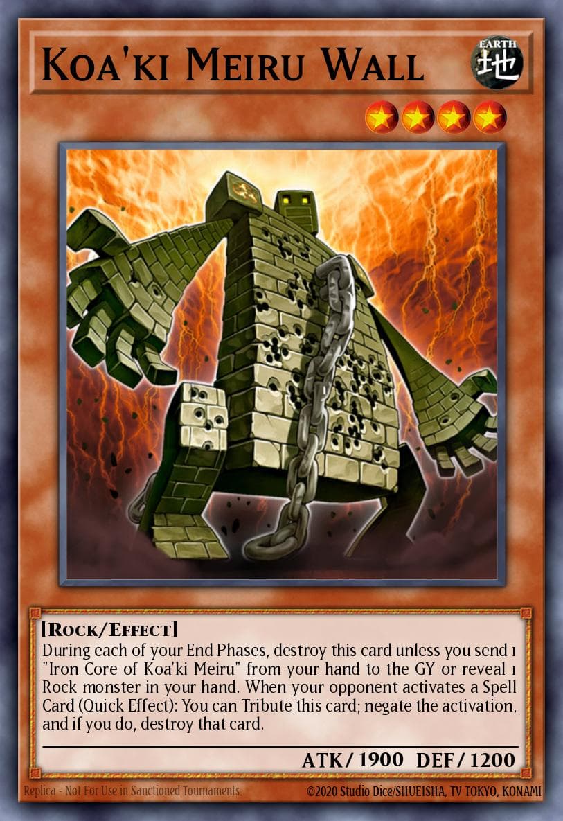 Koa'ki Meiru Wall 2020 Yu-Gi-Oh! Secret Slayers