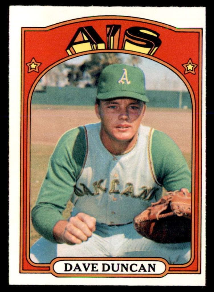 Dave Duncan 1972 topps O-Pee-Chee