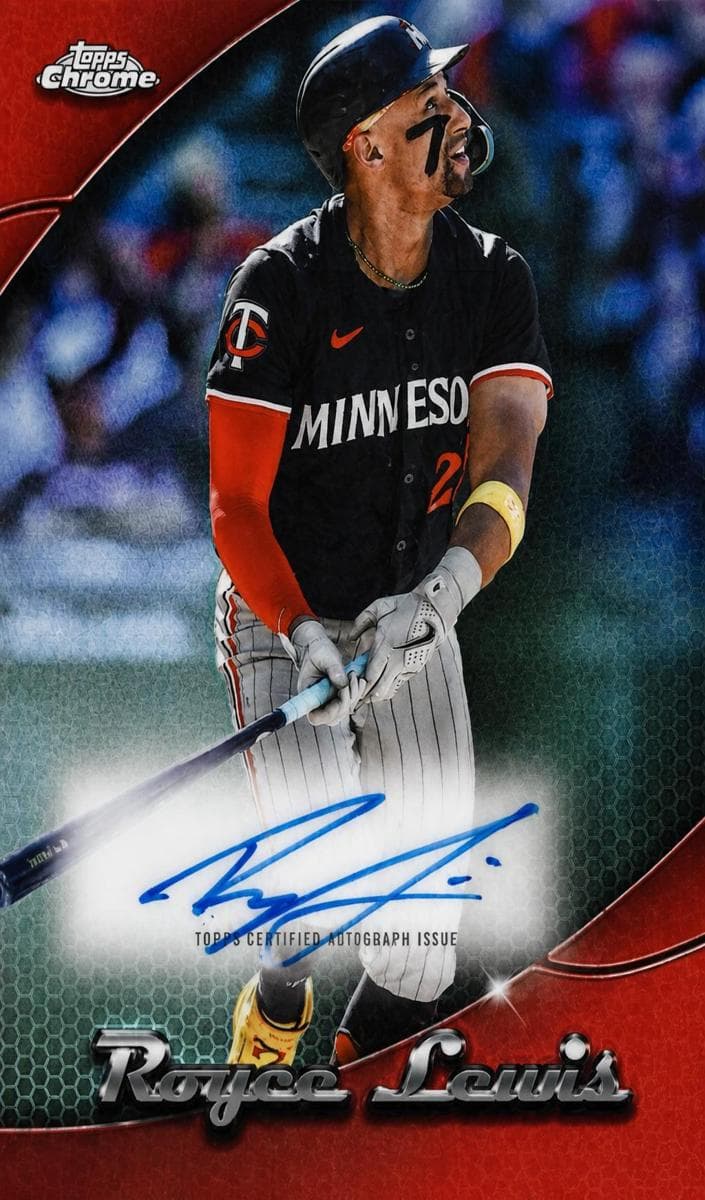 Royce Lewis 2025 topps Topps Chrome Update