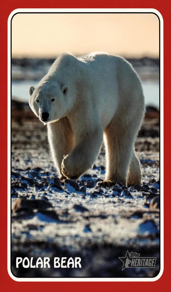 Polar Bear trading card