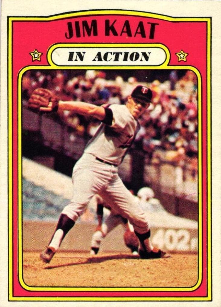Jim Kaat 1972 topps Topps
