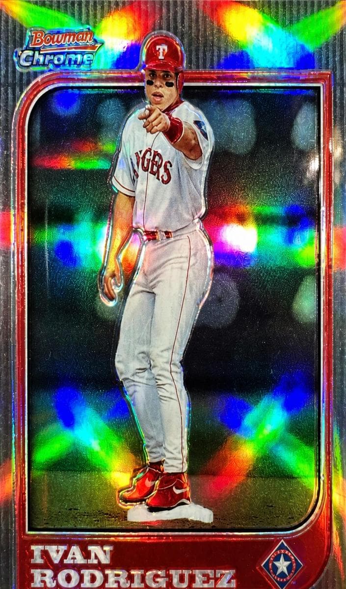Ivan Rodriguez 1997 bowman Chrome