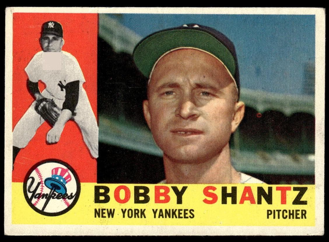 Bobby Shantz 1960 topps Topps