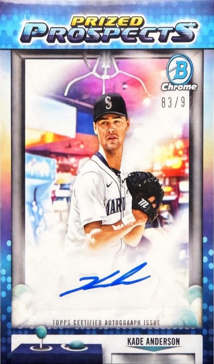 Kade Anderson 2025 bowman Bowman Draft Chrome