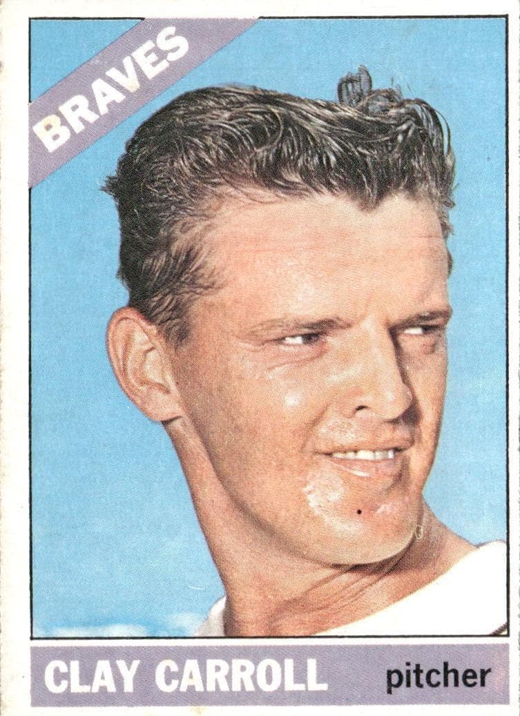 Clay Carroll 1966 topps Topps Venezuelan