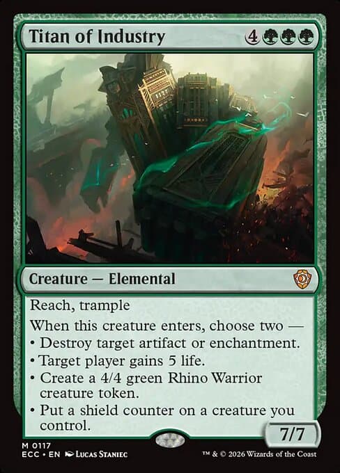 Titan of Industry 2026 Magic: The Gathering Lorwyn Eclipsed Commander
