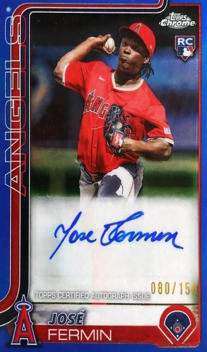 José Fermín trading card