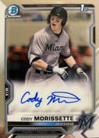 Cody Morissette 2021 bowman Bowman Draft