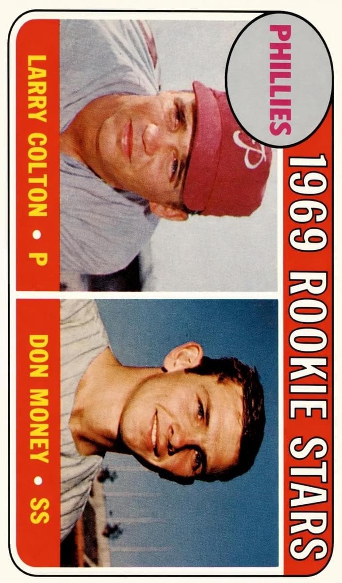 Phillies 1969 Rookie Stars (Larry Colton / Don Money) #454