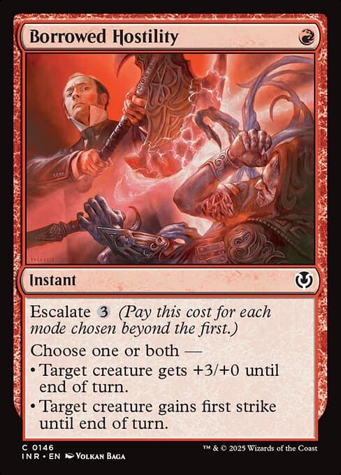 Borrowed Hostility 2016 Magic: The Gathering