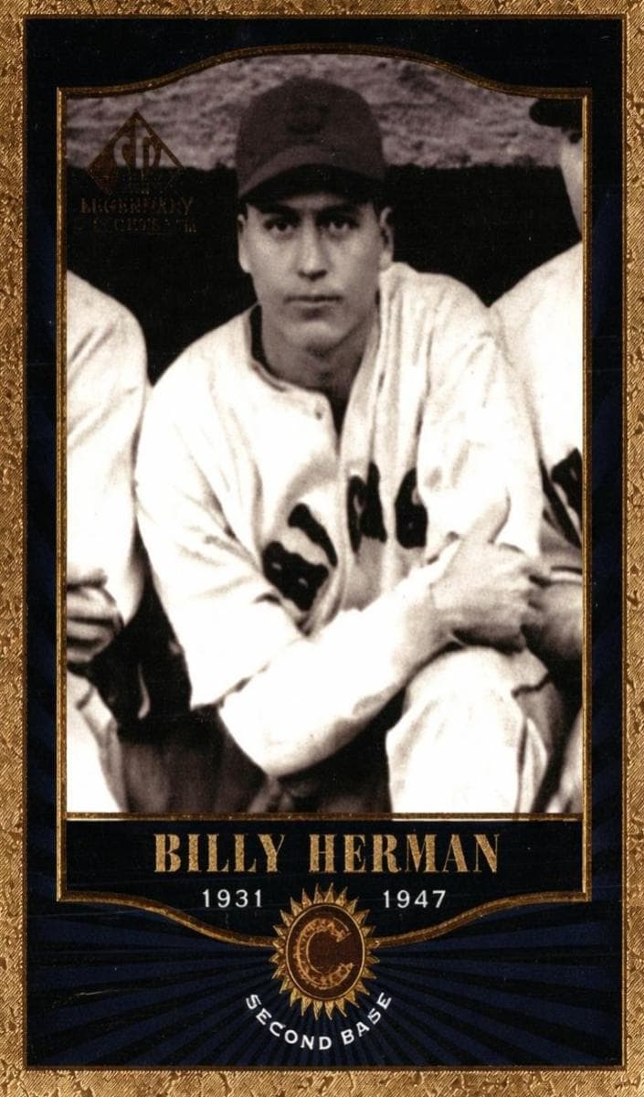 Billy Herman 2001 unknown SP Legendary Cuts