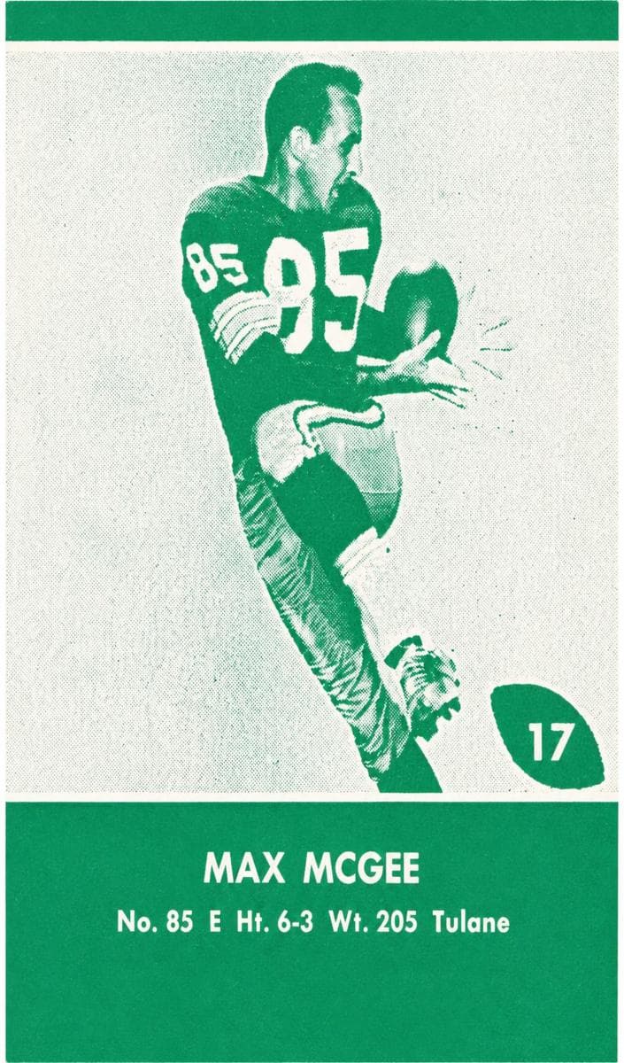 Max McGee 1961 unknown