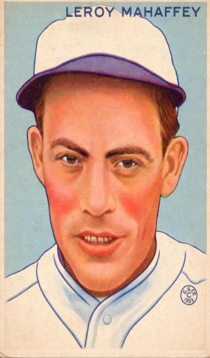 Leroy Mahaffey 1933 unknown Goudey