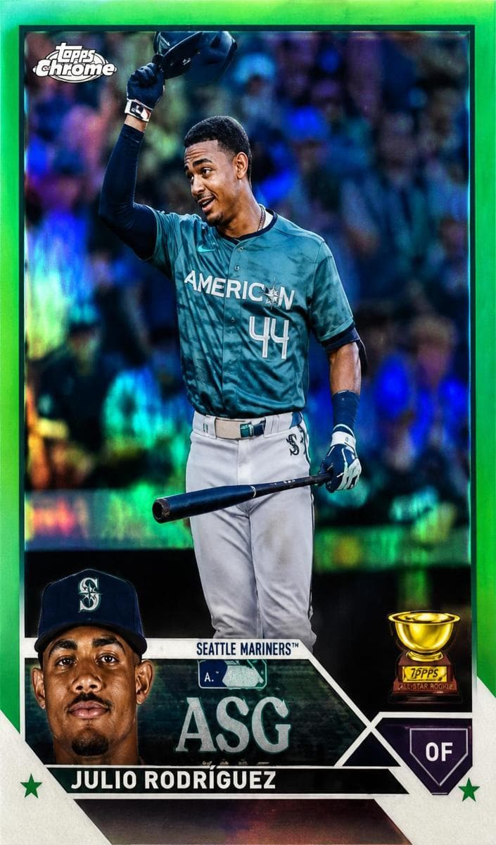 Julio Rodríguez 2023 topps Topps Chrome Update