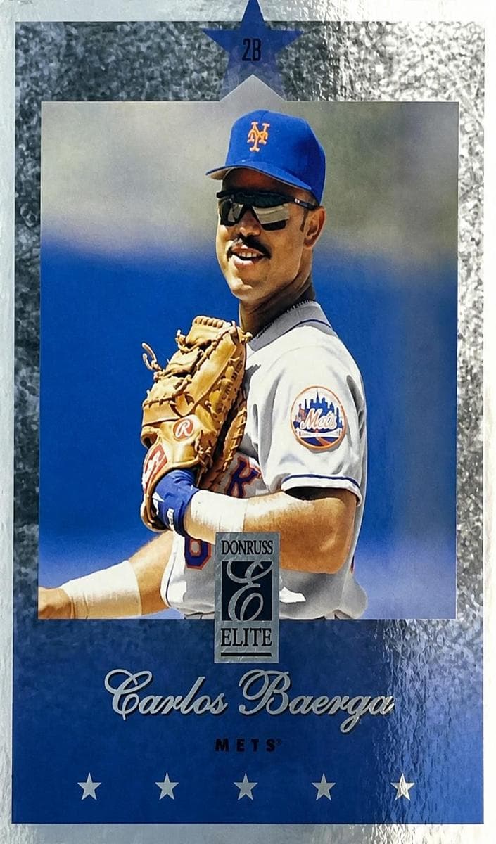 Carlos Baerga 1997 panini Donruss Elite