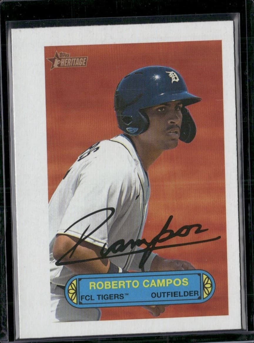 Roberto Campos Minor 2022 Topps Heritage 2022 Topps Heritage