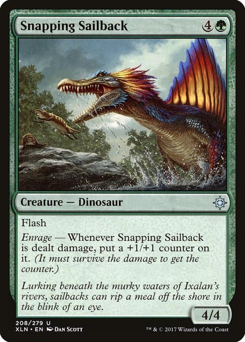 Snapping Sailback 2017 Magic: The Gathering Ixalan