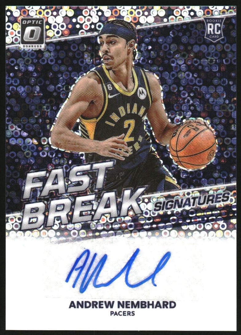 Andrew Nembhard 2022 panini Donruss Optic