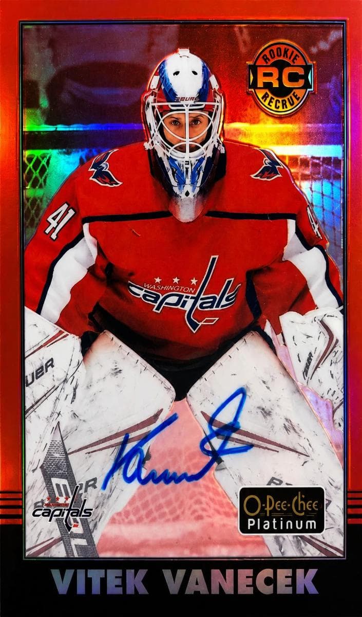 Vitek Vanecek 2020 topps O-Pee-Chee Platinum