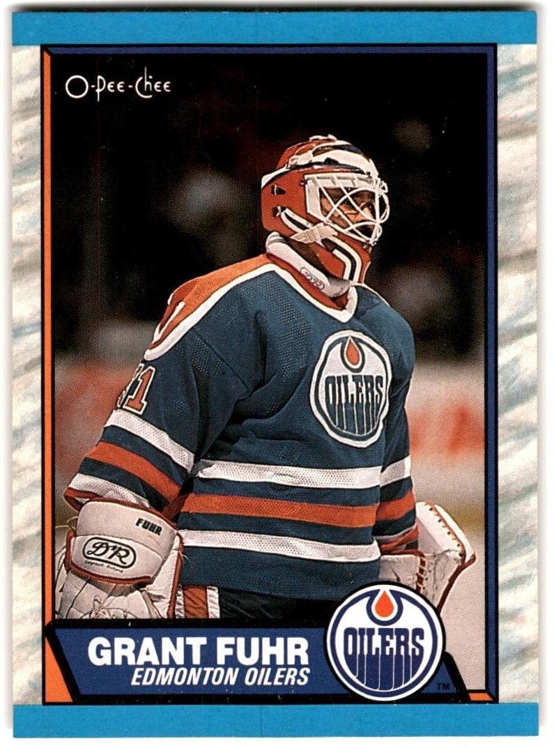 Grant Fuhr 1989 topps O-Pee-Chee