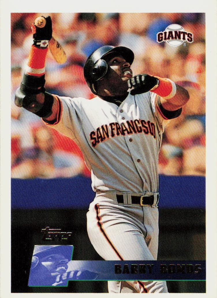 Barry Bonds 1996 topps Topps